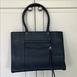 Elegant Navy Tote Bag